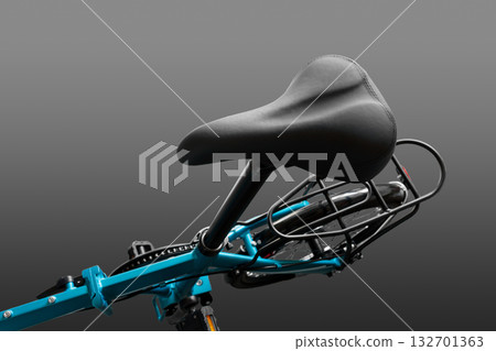 Bicycle saddle black. 132701363