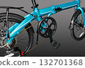 Folding bicycle frame. 132701368