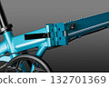 Folding bicycle frame. 132701369