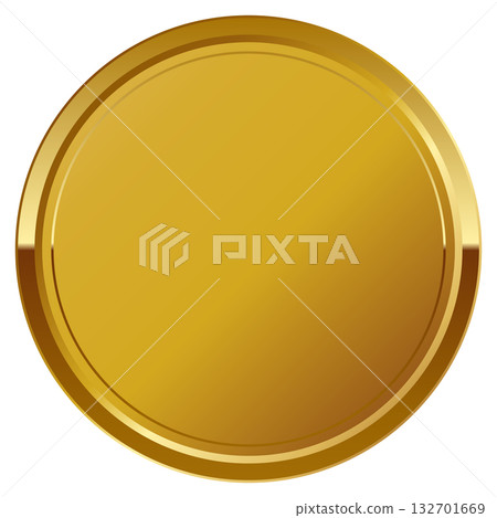 豪華圓框金色 132701669