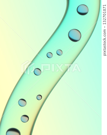 Glass shapes like tubes and bubbles, balls. Abstract gradient background. Abstract liquid shapes. Soft gradient colors Glass shapes like tubes and bubbles, balls. Abstract gradient background. Abstract liquid shapes. Soft gradient colors 132701871
