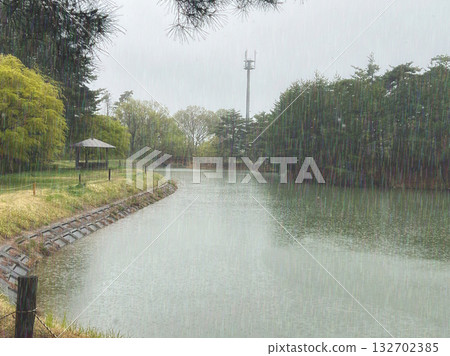 湖邊大雨 湖邊大雨 132702385