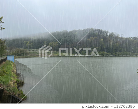 Heavy rain scenery Heavy rain scenery 132702390