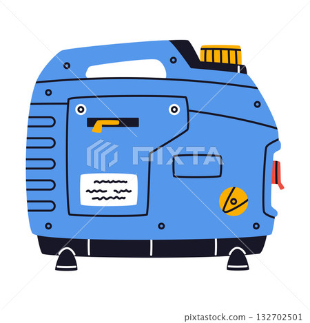 Diesel Generator Machine as Petrol Tool Vector Illustration Diesel Generator Machine as Petrol Tool Vector Illustration 132702501