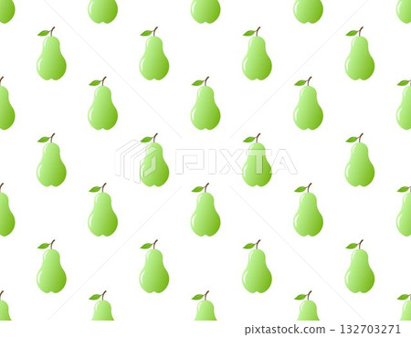 Green pears seamless pattern doodle design on white background vector illustration Green pears seamless pattern doodle design on white background vector illustration 132703271