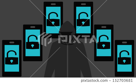 網路安全插圖 132703681