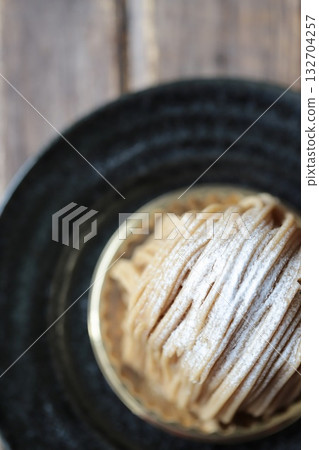Japanese Chestnut Mont Blanc Cake Chestnut Sweets Japanese Chestnut Mont Blanc Cake Chestnut Sweets 132704257