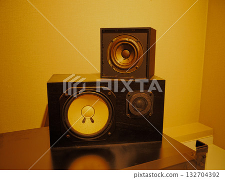 Landscape with speakers Landscape with speakers 132704392