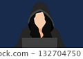 Cyber security illustration 132704750