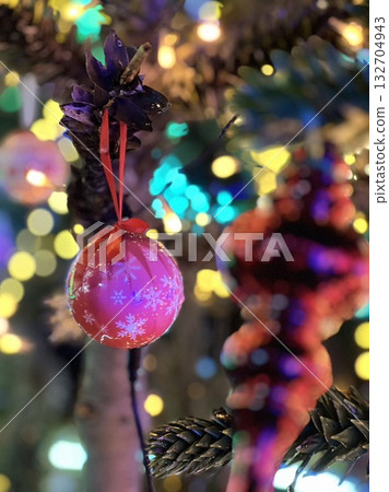 Illuminated Christmas ornaments Illuminated Christmas ornaments 132704943