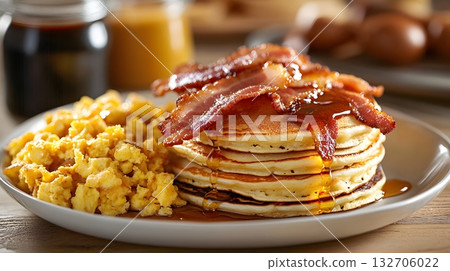 breakfast, egg, pancake 132706022