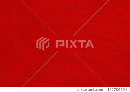 Dark red cotton fabric cloth texture background, seamless pattern of natural textile. 132706804
