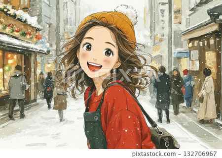 美遊系列：與美遊的白色聖誕約會 132706967