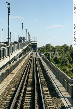 Danube Bridge Railway and Road from Giurgiu to Ruse 132707054