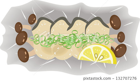 錫箔紙烤牡蠣 132707276