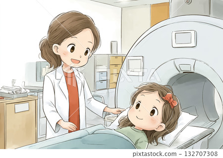 Miyu Series: Miyu Female Doctor MRI Preparation Scene Miyu Series: Miyu Female Doctor MRI Preparation Scene 132707308