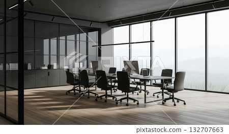 office in loft style office in loft style 132707663