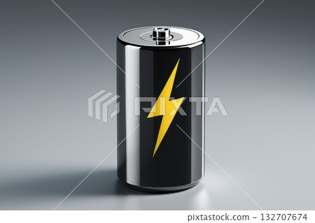 圆柱形电池特写 132707674