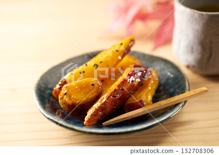 秋季風味地瓜的圖片 132708306