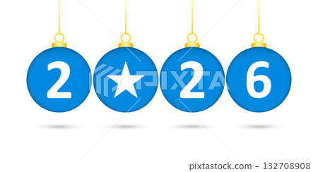 Somalia Flag Christmas Balls 2026 Decoration. 132708908