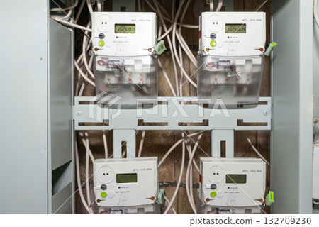 Electrical meters with electrical power cables 132709230