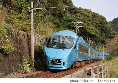 Odakyu Romancecar MSE running near Hakone-Yumoto Station Odakyu Romancecar MSE running near Hakone-Yumoto Station 132709474