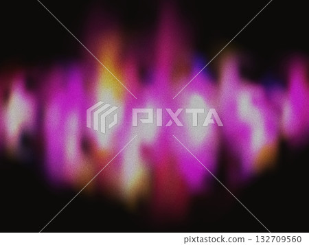 Abstract art with a fantastic light spreading on a black background | Light, pink, purple, yellow, black, background, fantasy, abstract 132709560