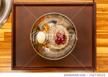 Korean food. Bibim Naengmyeon Korean food. Bibim Naengmyeon 132710222