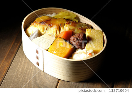 烤魚午餐 132710604