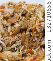 fried rice with mushrooms 132710656