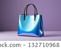Blue Fashion Tote Bag Display 132710968