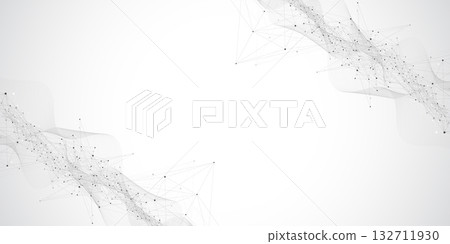 Global network connection banner design template. Header social network communication in the global business concept. Big data visualization. Internet technology Global network connection banner design template. Header social network communication in the global business concept. Big data visualization. Internet technology 132711930