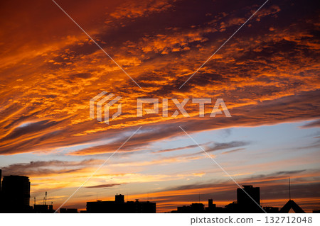 A sunset 132712048
