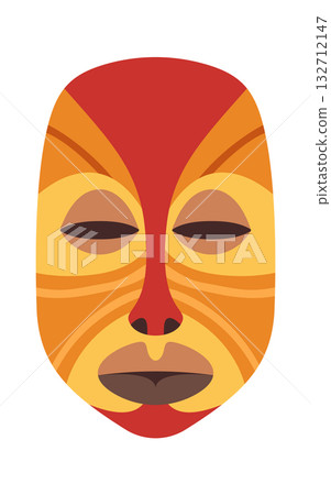 African ceremonial mask mythological artifact 132712147