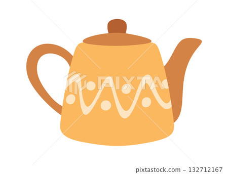 Ceramic teapot retro style design Ceramic teapot retro style design 132712167