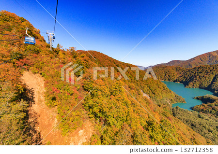 Naeba Plateau Autumn from Dragondola Naeba Plateau Autumn from Dragondola 132712358