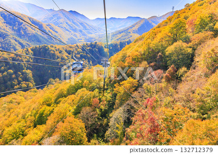 Naeba Plateau Autumn from Dragondola Naeba Plateau Autumn from Dragondola 132712379