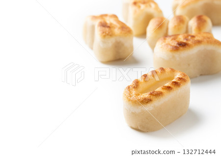 Traditional Spanish mantecados and marzipan dessert Traditional Spanish mantecados and marzipan dessert 132712444