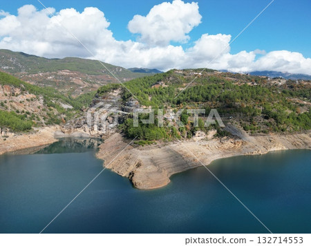 4k drone view of the canyon. High quality photo 132714553