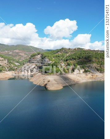 4k drone view of the canyon. High quality photo 132714571