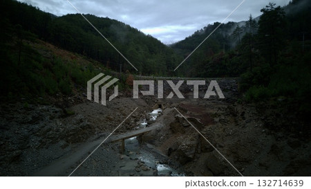 4k drone view of the canyon. High quality photo 4k drone view of the canyon. High quality photo 132714639