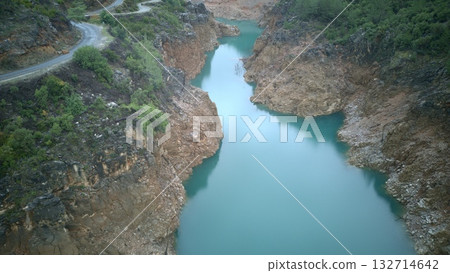 4k drone view of the canyon. High quality photo 132714642