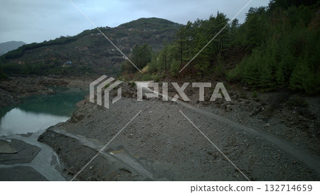 4k drone view of the canyon. High quality photo 132714659