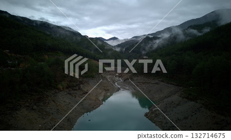 4k drone view of the canyon. High quality photo 4k drone view of the canyon. High quality photo 132714675