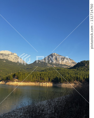 Rugged rocky landscape, Rocky landscape Rugged rocky landscape, Rocky landscape 132714760