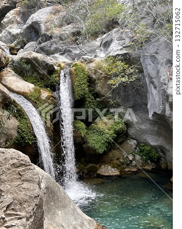 Rugged rocky landscape, Rocky landscape Rugged rocky landscape, Rocky landscape 132715062