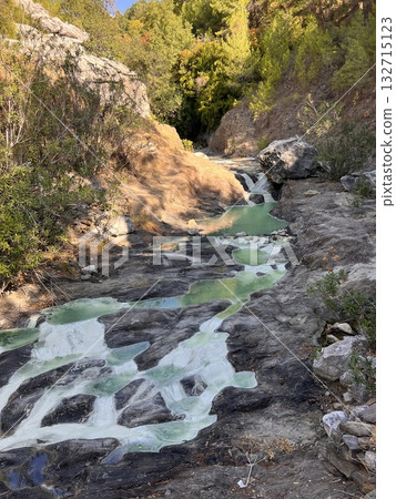 stream in the mountains against the backdrop of nature spring in the mountains against the backdrop of nature. High quality photo stream in the mountains against the backdrop of nature spring in the mountains against the backdrop of nature. High quality photo 132715123
