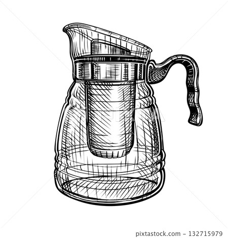 Tea pot sketch 5 Tea pot sketch 5 132715979