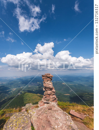 Landscape of Kopren Peak in Mountain Area 132716317