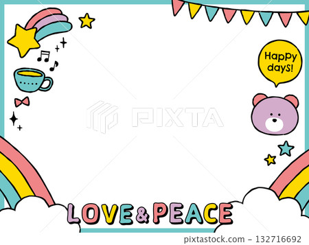 Fancy and cute frame 132716692